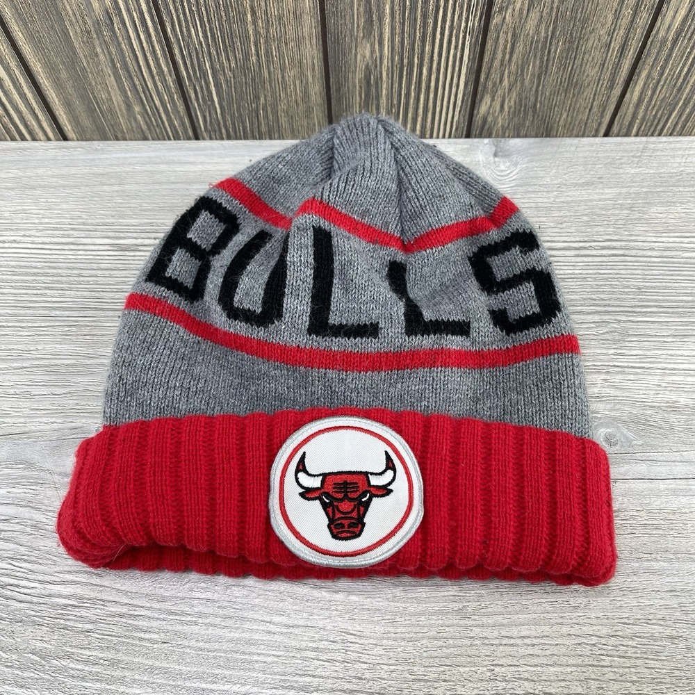 MITCHELL & NESS Chicago Bulls High  Beanie Hat  Adult One Size